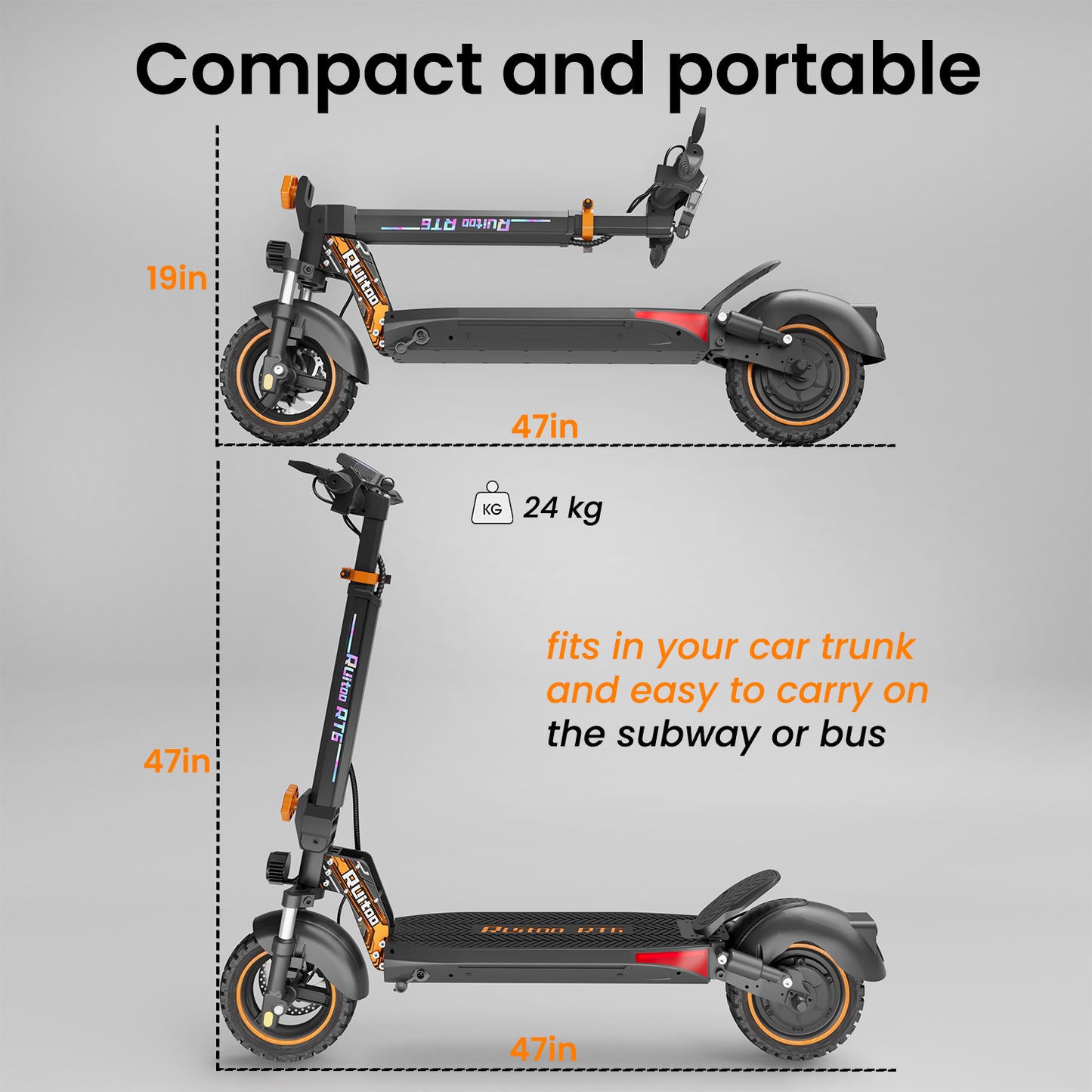 Monopattino elettrico Ruitoo RT6 per adulti